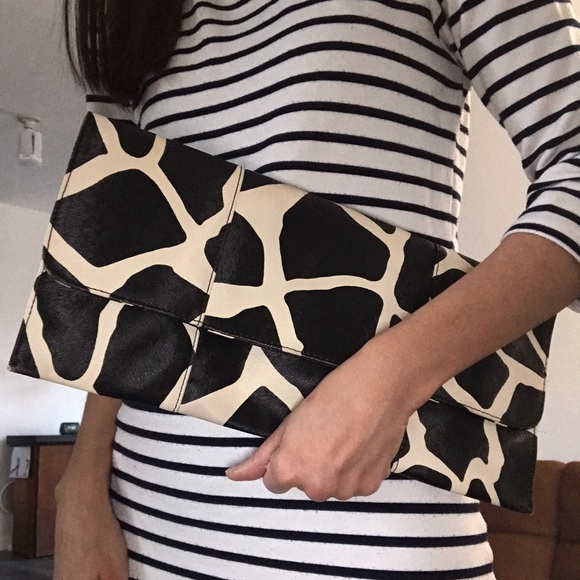 MALDITA Zebra print Envelope Clutch - Picture 5 of 6